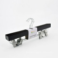 Factory Direct  Black Color Special Wood Pants Hangers